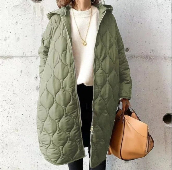 Gabriela | Women’s Winter Quilted Coat With Adjustable Hood 0