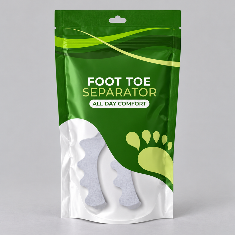 Unisex Gel Toe Separators for Foot Pain Relief and Alignment