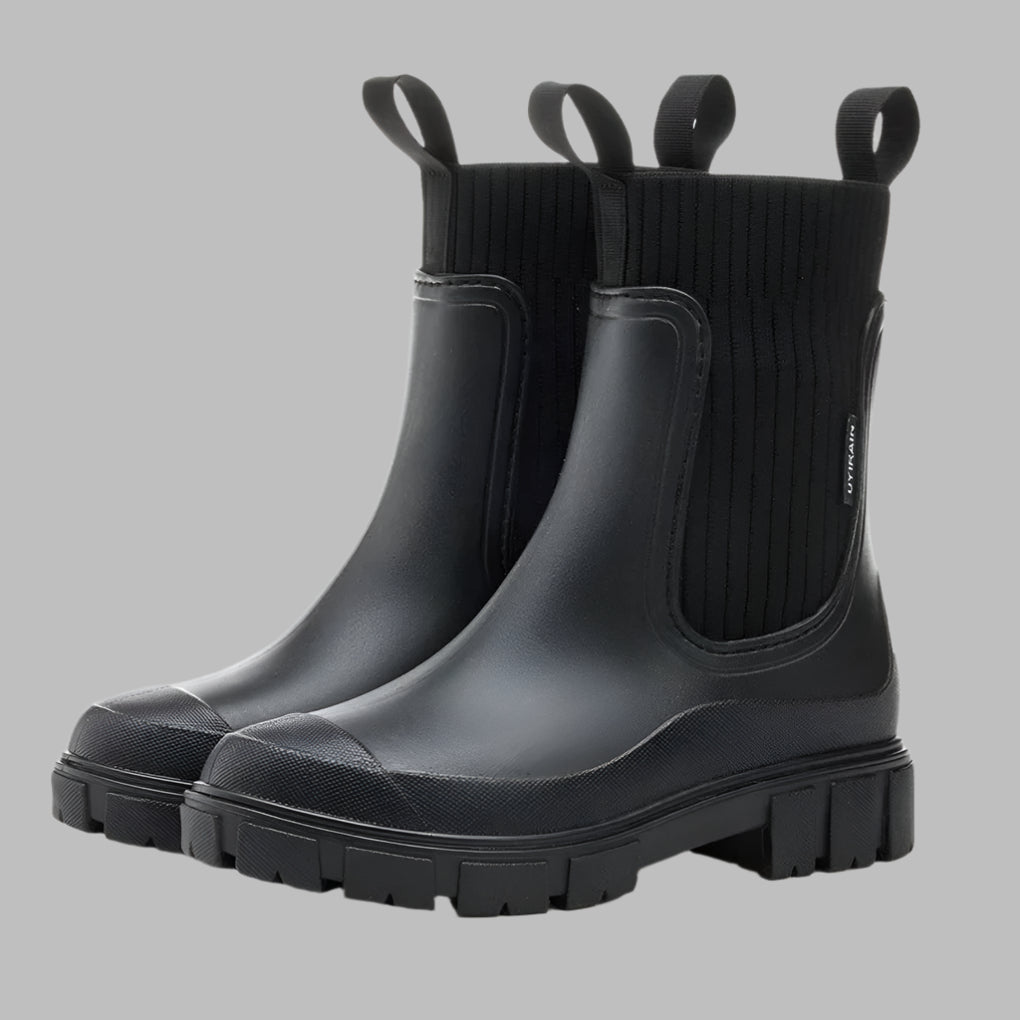 Helga | Women’s Black Waterproof Chelsea Boots 4