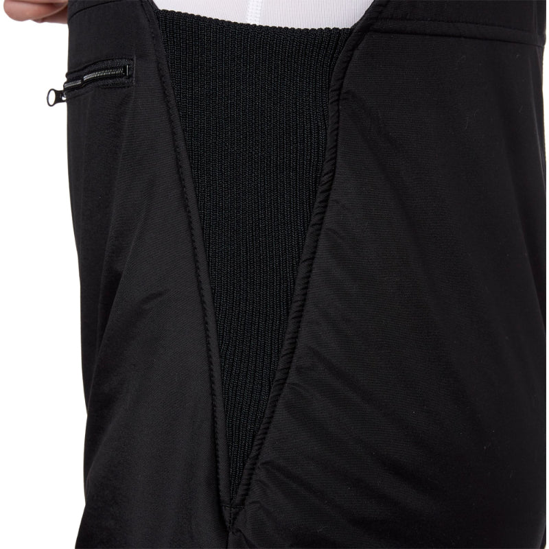 Men's Insulated Water Repellent Snow Bib Pants with Articulated Knees and Snow Cuffs
