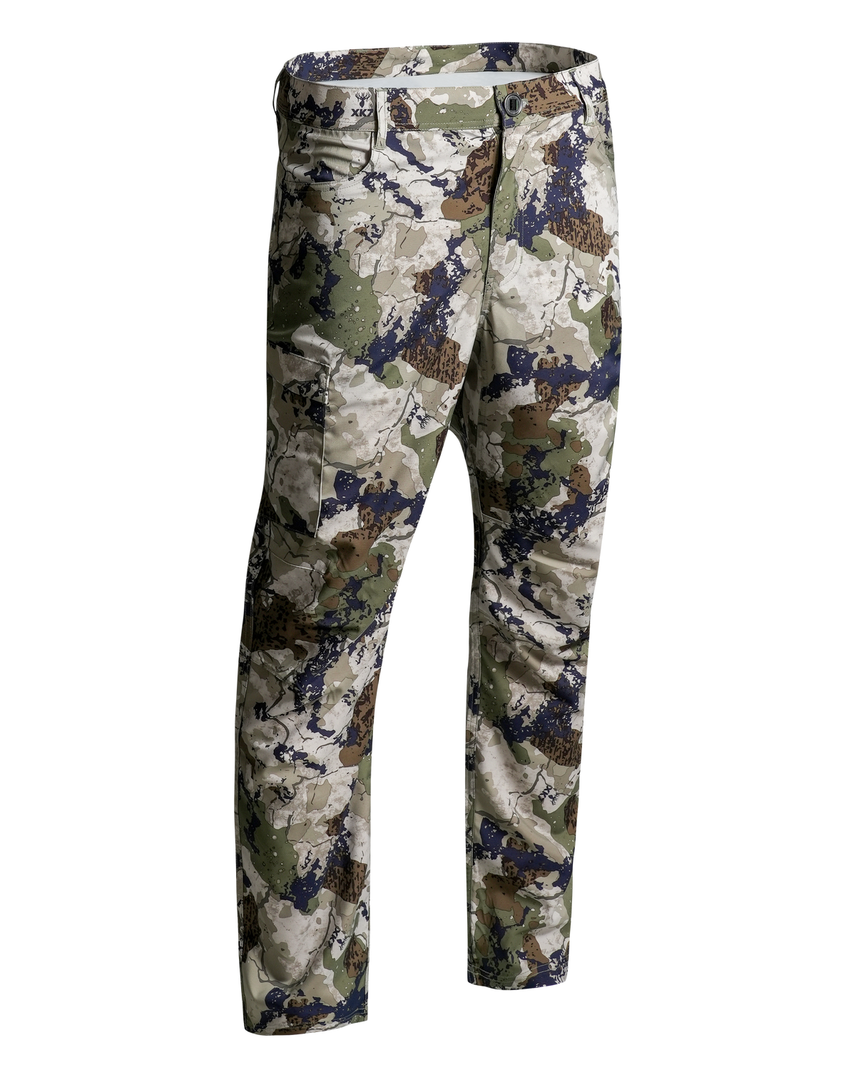 Men's Lightweight Camouflage Hunting Pants with Stretch Fabric and Pockets