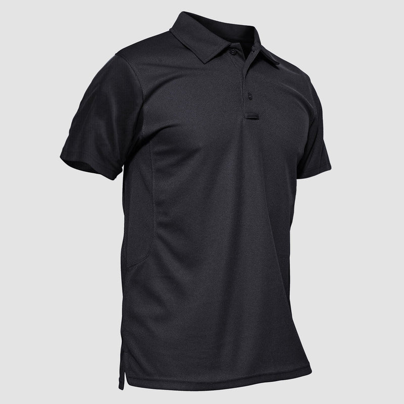Men's Short Sleeve Quick Dry Performance Tactical Polo Shirt