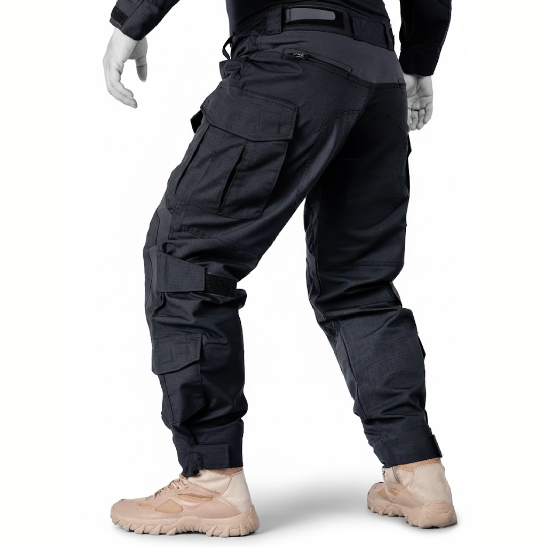 Men's Tactical Work Pants with 10 Pockets and Reinforced Knee Pads