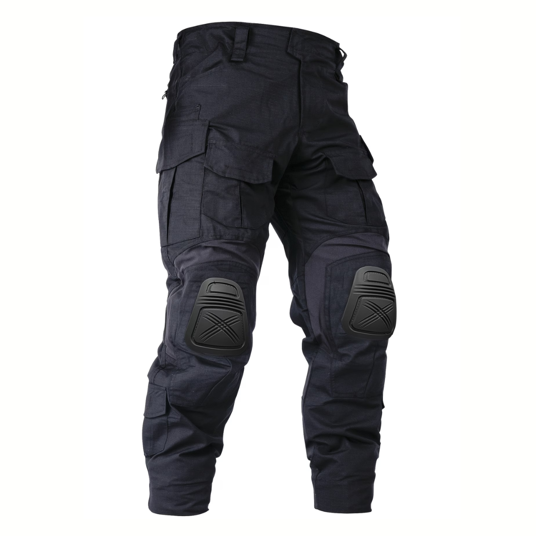 Men's Tactical Work Pants with 10 Pockets and Reinforced Knee Pads