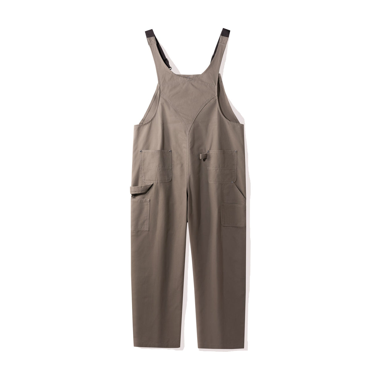 Women's Cotton Canvas Bib Overalls with Adjustable Crossback Straps
