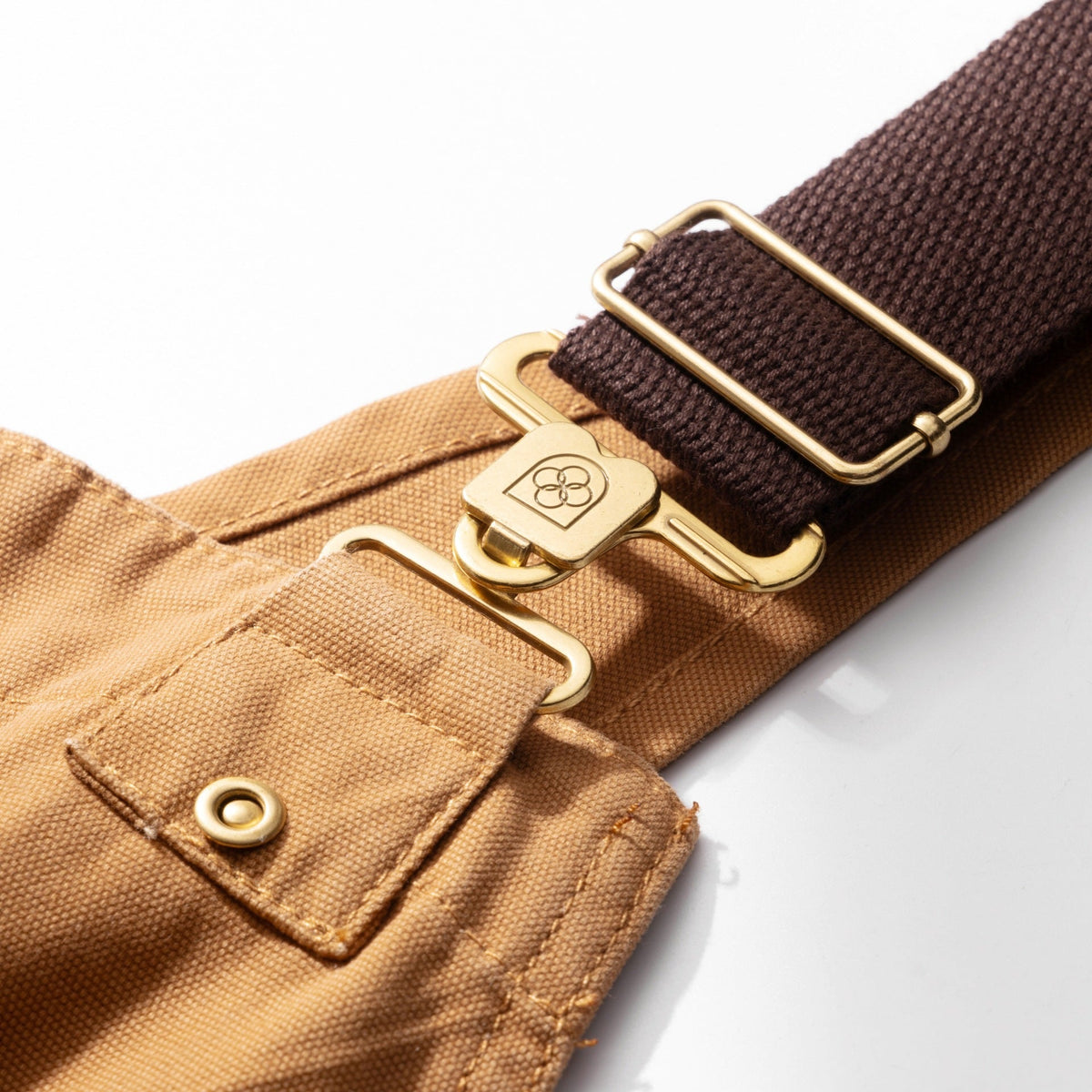 Women's Cotton Canvas Bib Overalls with Adjustable Crossback Straps