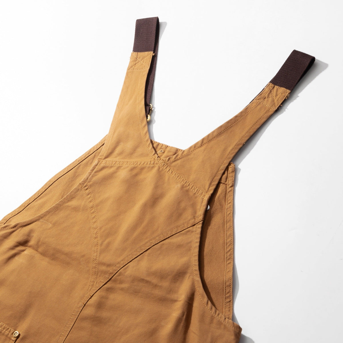 Women's Cotton Canvas Bib Overalls with Adjustable Crossback Straps