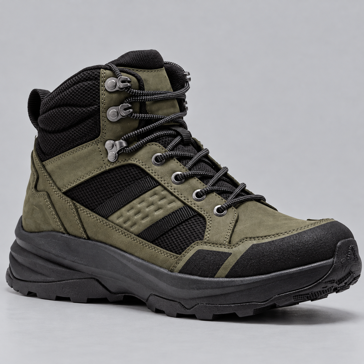 Men's Waterproof Hiking Boots with Nubuck Leather and Vibram Outsole