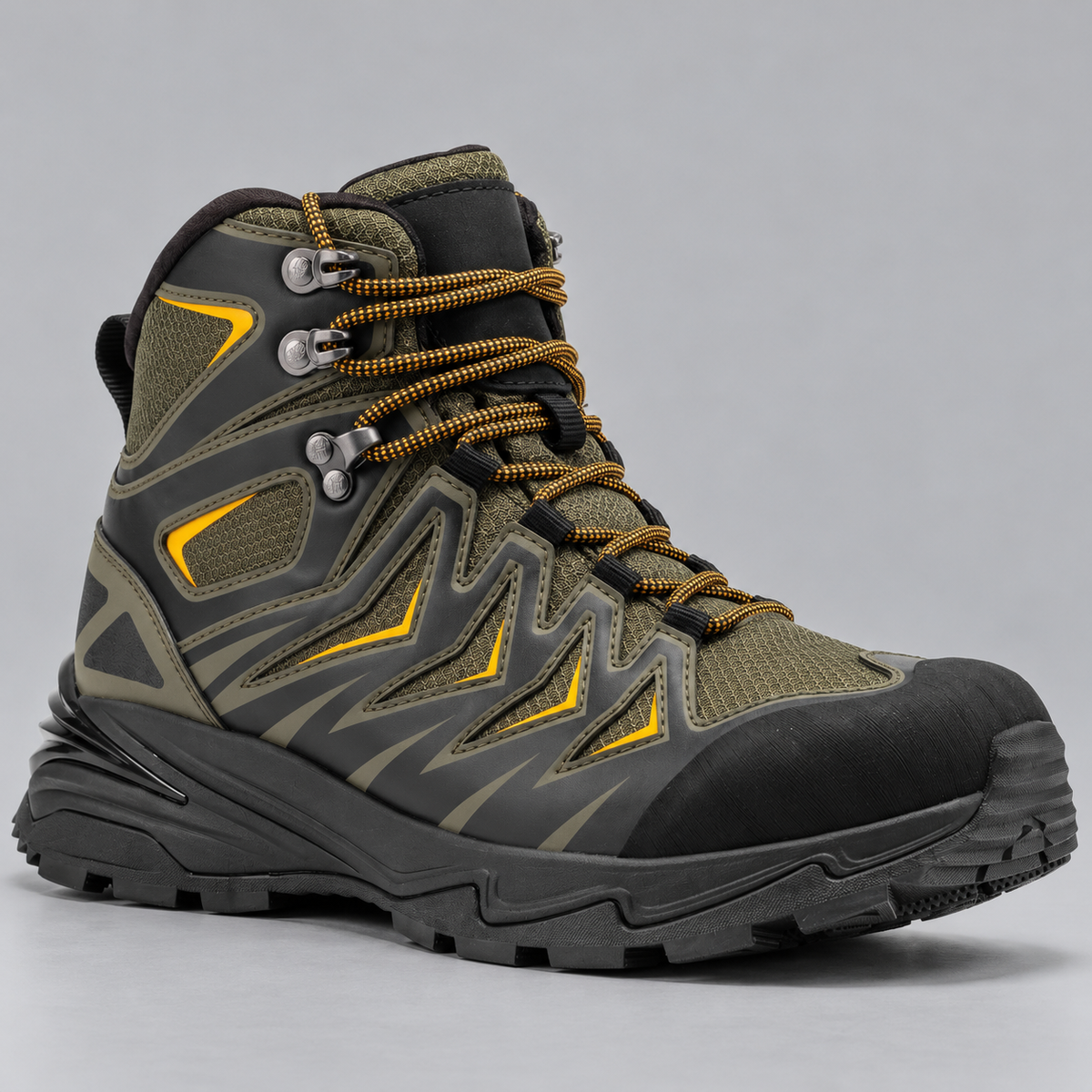 Men's Waterproof Hiking Boots with Synthetic Upper and Vibram Outsole