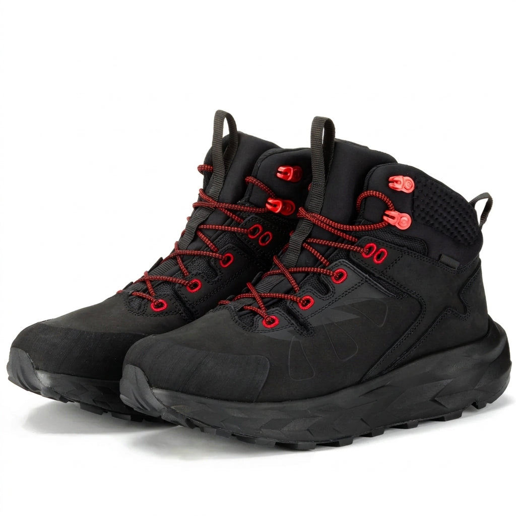 Men's Waterproof Nubuck Hiking Boots with Anti Fatigue Cushioning