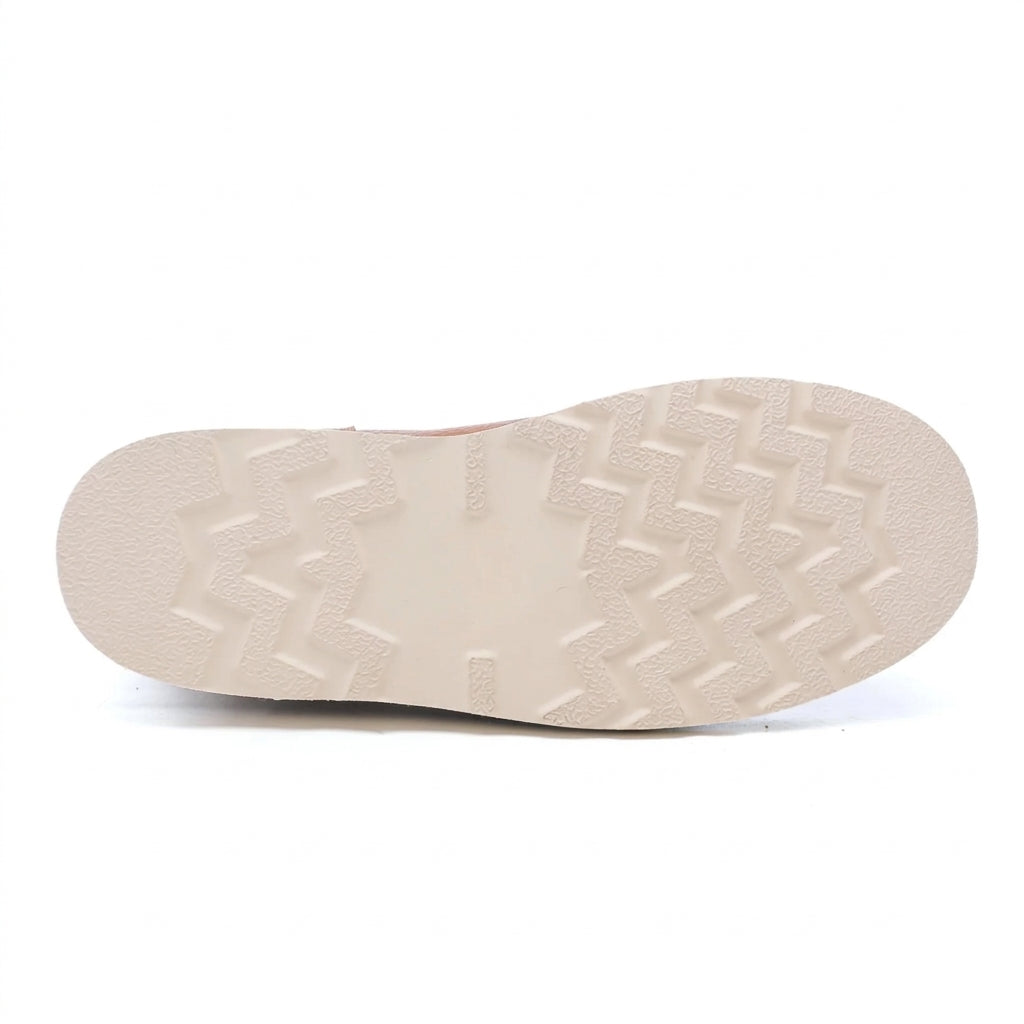 Men's Steel Toe Pull On Work Boots with Wedge Sole and Leather