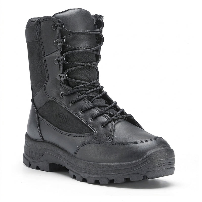 Men's Waterproof Soft Toe Tactical Boots with Rubber Outsole