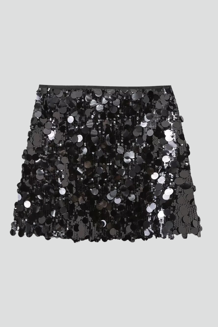 Women's Sequin Fitted Skirt
