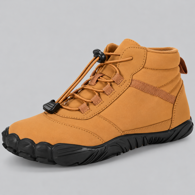 Men's Waterproof Minimalist Barefoot Hiking Boots with Flexible Sole