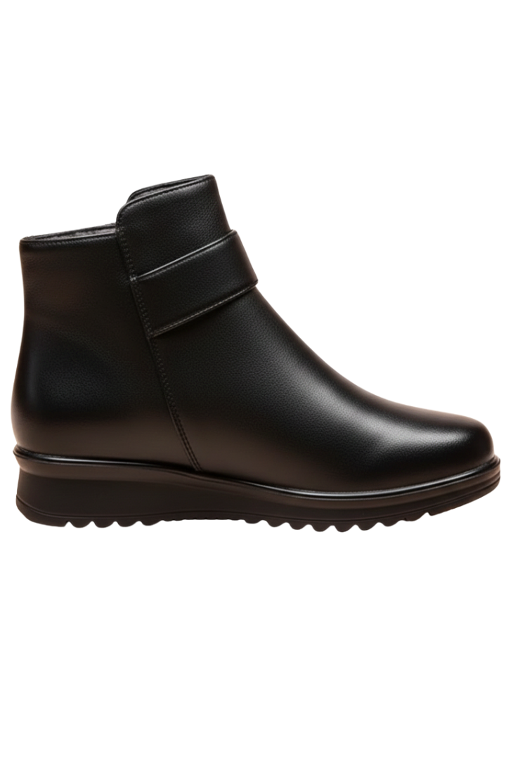 Women's Ankle Boots | Side-Zip Faux Fur Winter Booties