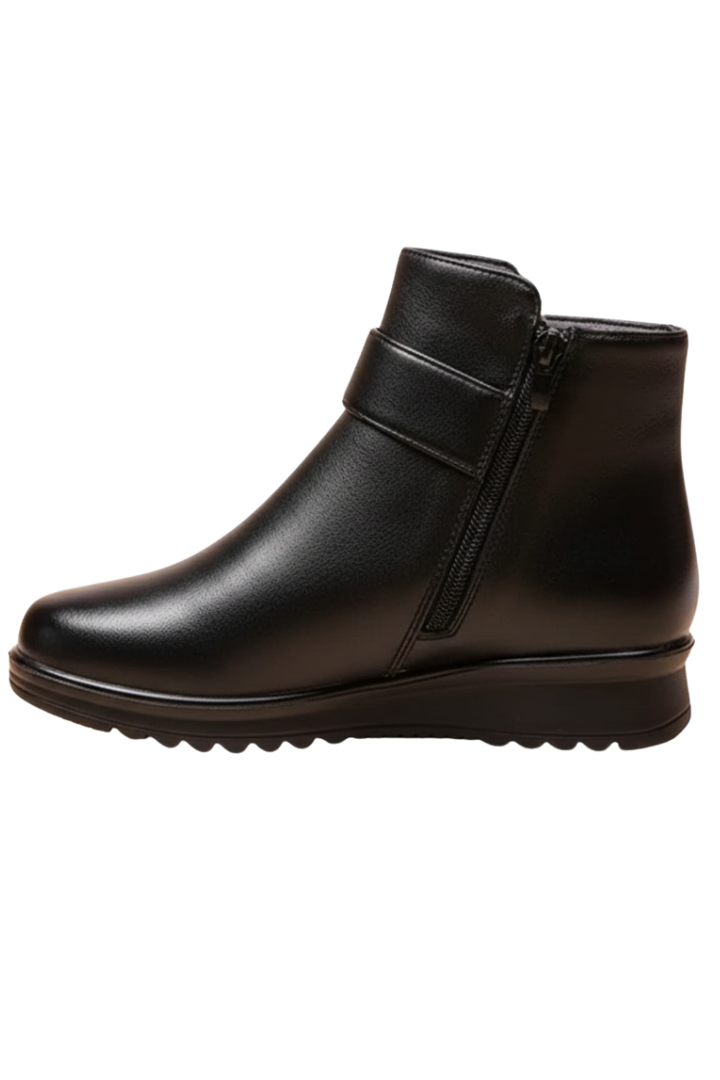 Women's Ankle Boots | Side-Zip Faux Fur Winter Booties
