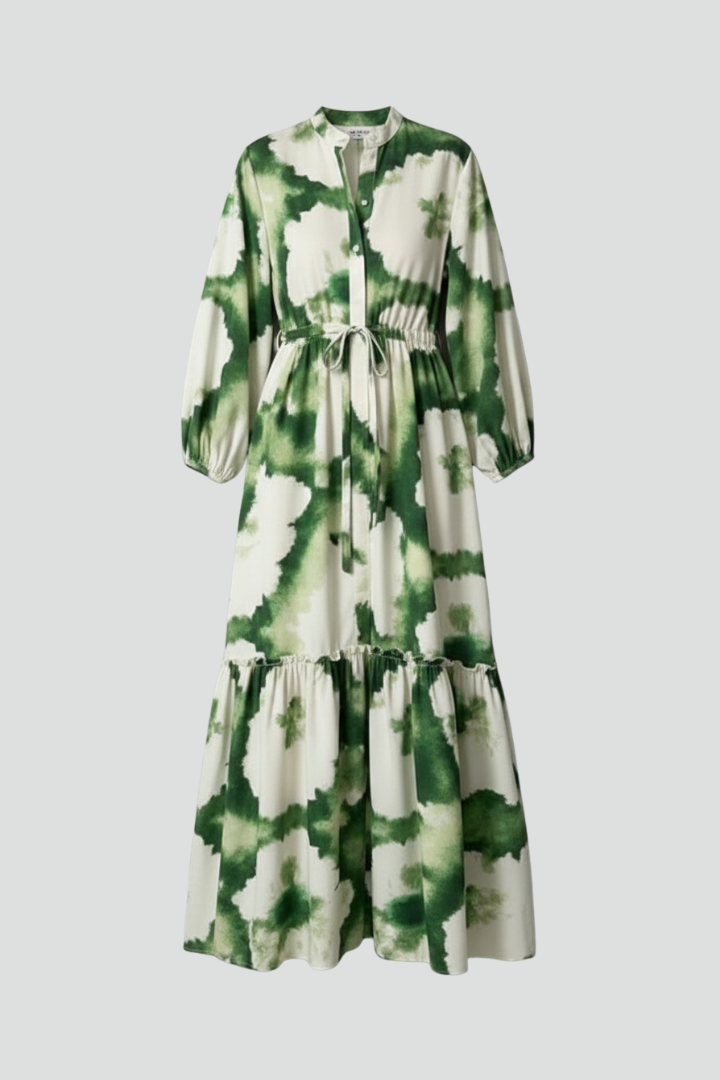 Women's Maxi Dress | V-Neck Long-Sleeve Floor-Length Gown