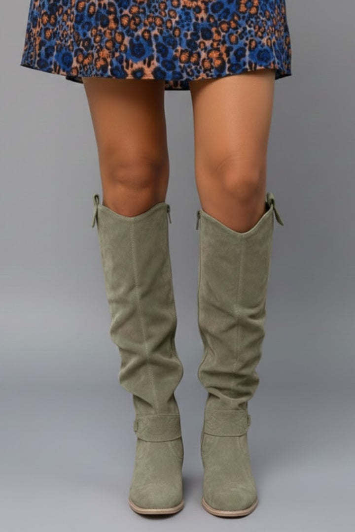 Women's Knee-High Boots | Flat Tall Riding Boots