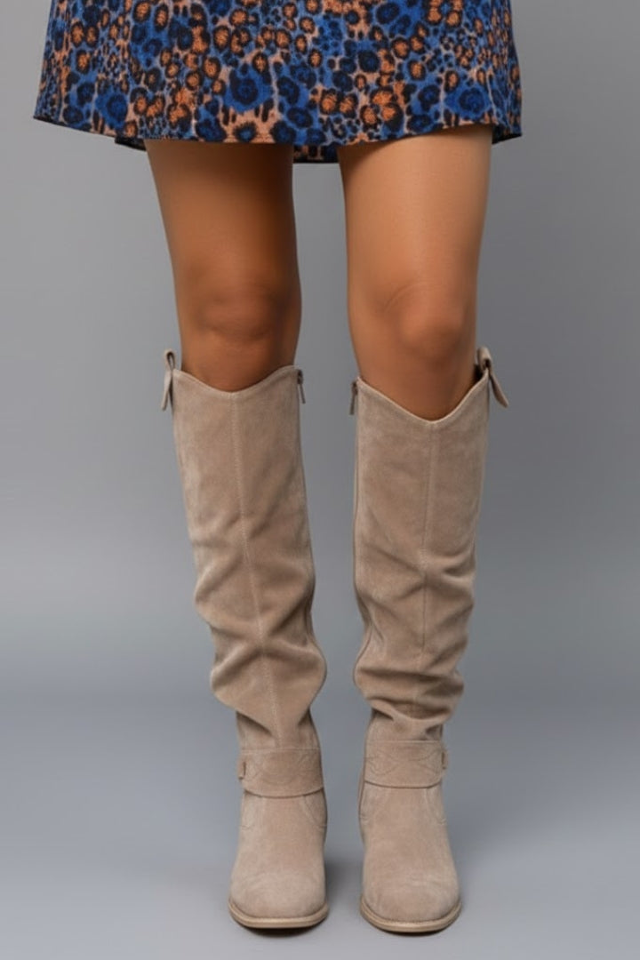 Women's Knee-High Boots | Flat Tall Riding Boots