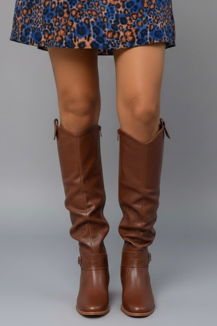 Women's Knee-High Boots | Flat Tall Riding Boots