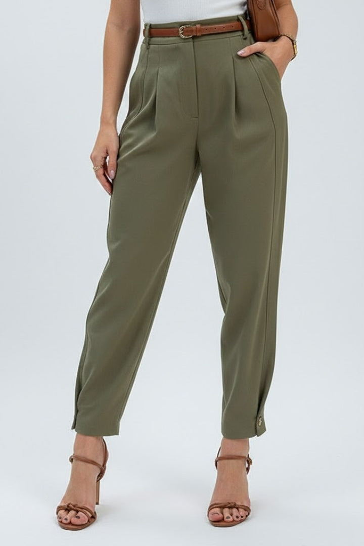 Women's High-Waisted Skinny Pants