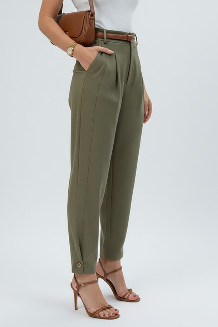 Women's High-Waisted Skinny Pants