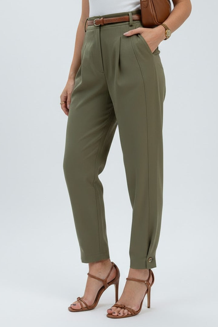 Women's High-Waisted Skinny Pants