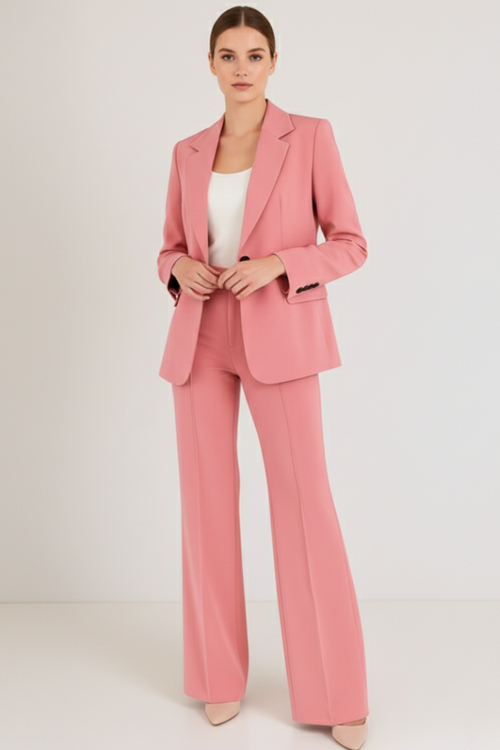 Women's Tailored Two-Piece Suit Set
