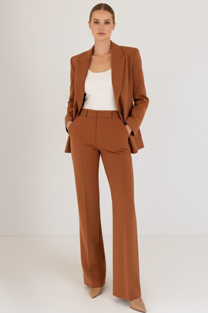 Women's Tailored Two-Piece Suit Set