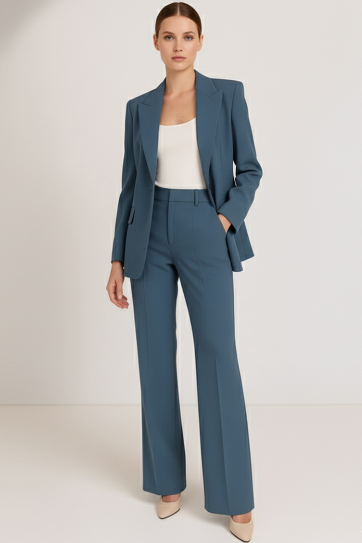 Women's Tailored Two-Piece Suit Set