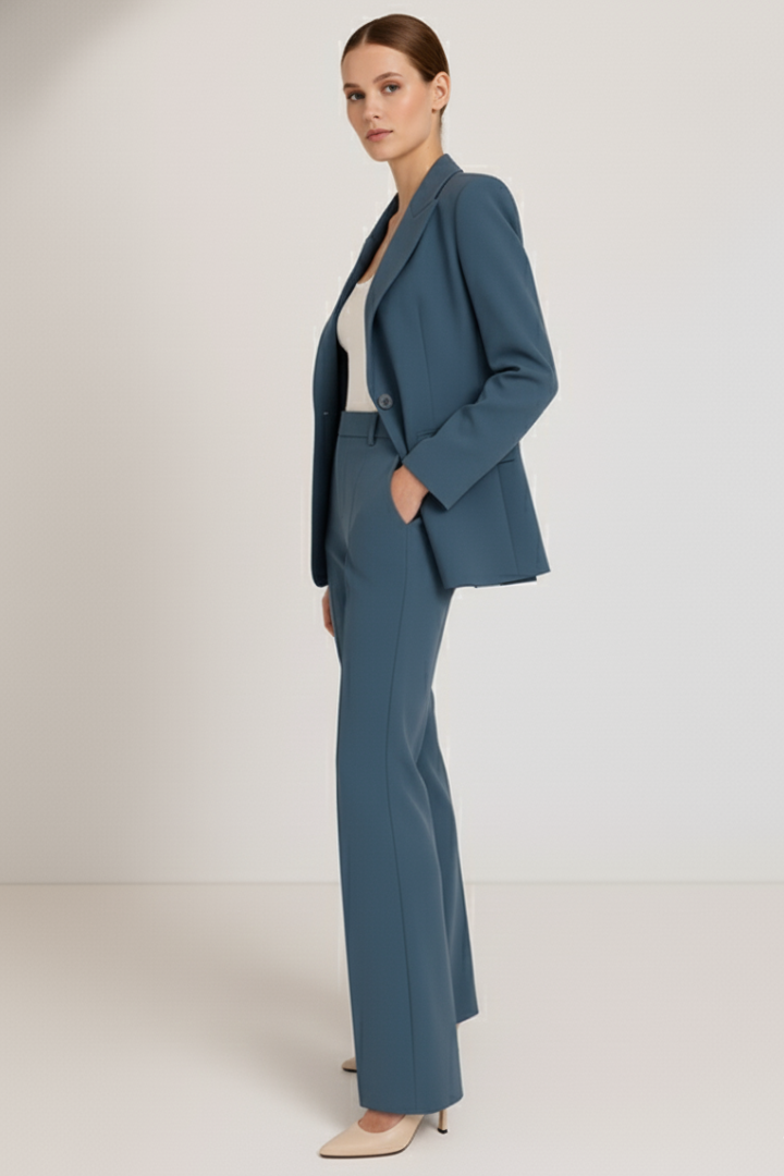 Women's Tailored Two-Piece Suit Set