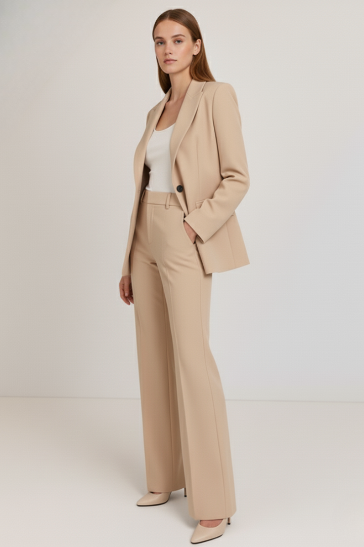 Women's Tailored Two-Piece Suit Set