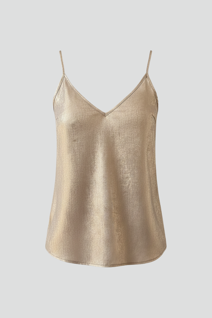 Women's V-Neck Camisole | Satin Spaghetti-Strap Top