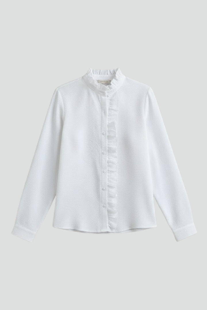 Women's Long-Sleeve Blouse | Lightweight Button-Up Top