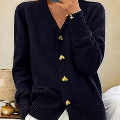 Women's Soft Knit Long Cardigan | Elegant Relaxed Layering Sweater 0