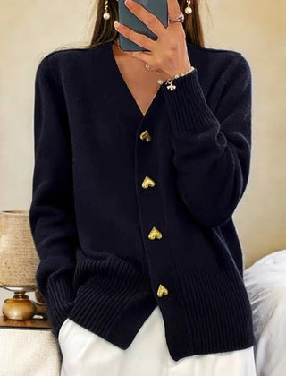 Women's Soft Knit Long Cardigan | Elegant Relaxed Layering Sweater 0