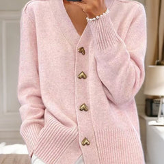 Women's Soft Knit Long Cardigan | Elegant Relaxed Layering Sweater 1