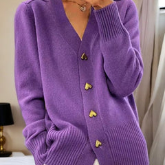 Women's Soft Knit Long Cardigan | Elegant Relaxed Layering Sweater 4