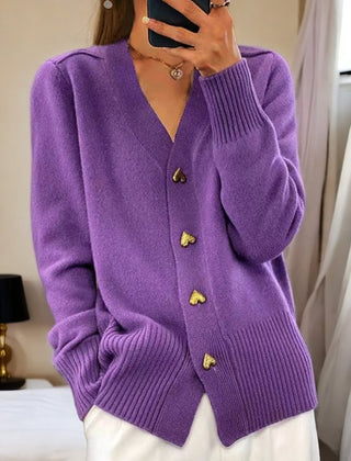 Women's Soft Knit Long Cardigan | Elegant Relaxed Layering Sweater 4