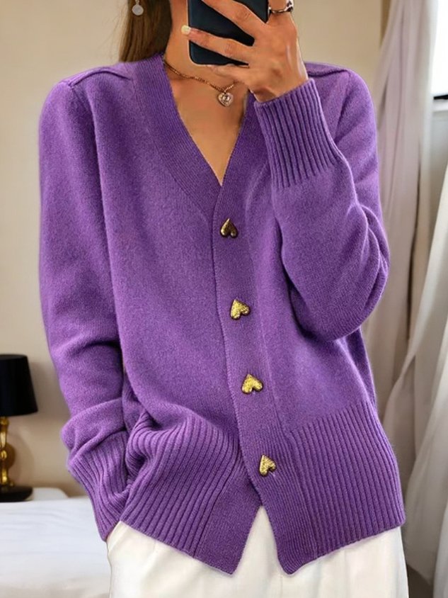 Women's Soft Knit Long Cardigan | Elegant Relaxed Layering Sweater 4
