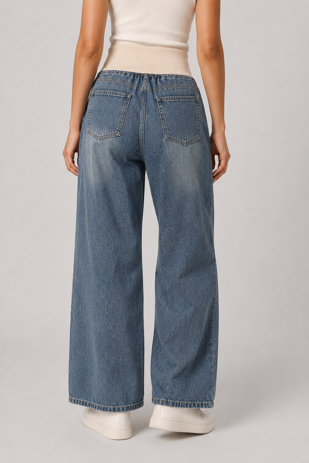 Women's Wide-Leg Loose-Fit Jeans