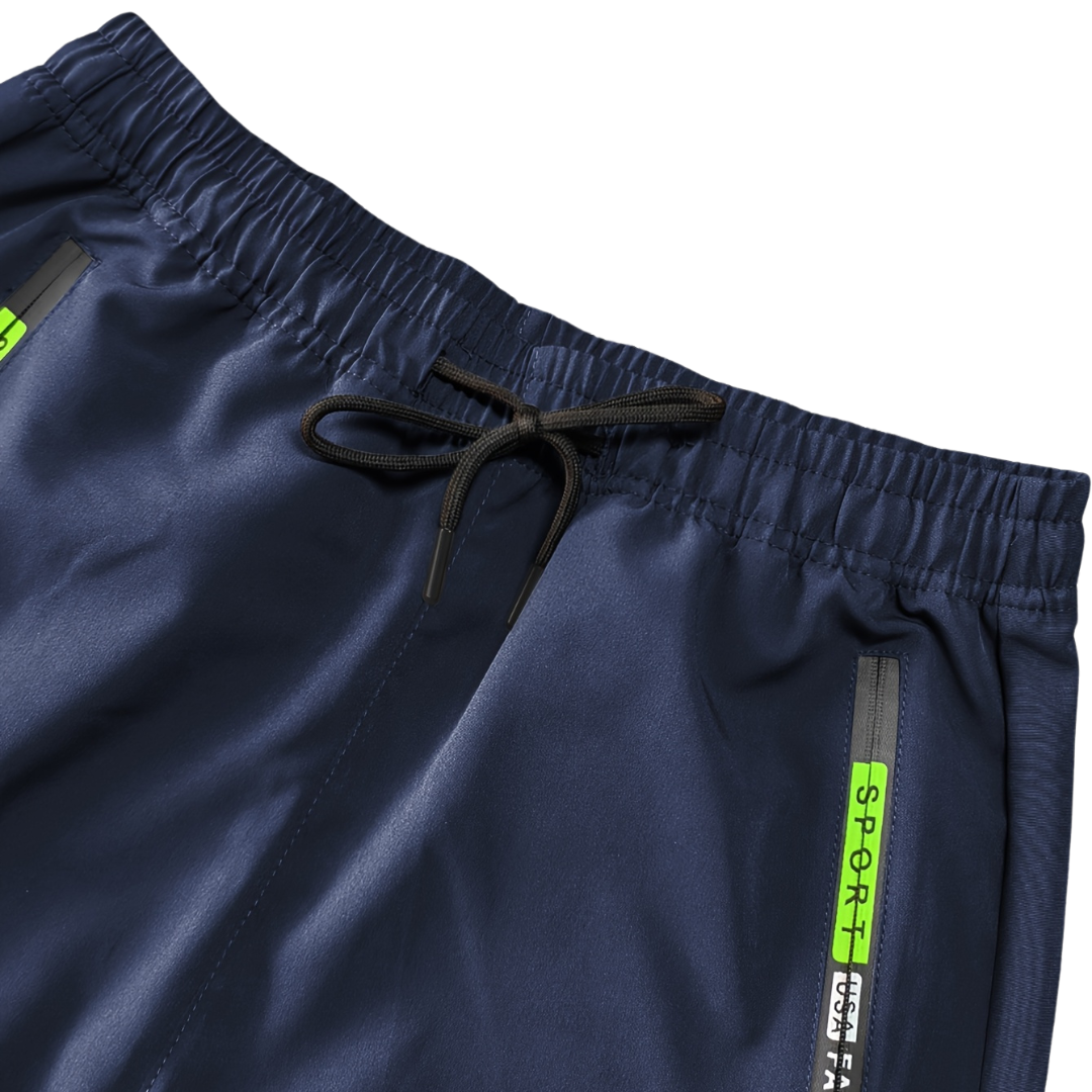 Women's Lightweight Cargo Pants with Zip Pocket and Drawstring Waist