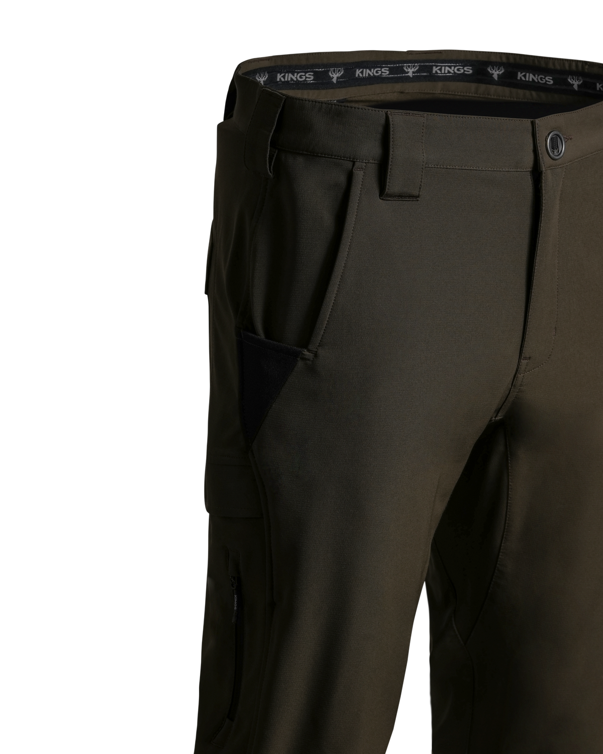 Men's Lightweight Camouflage Hunting Pants with Articulated Knees and Cargo Pockets