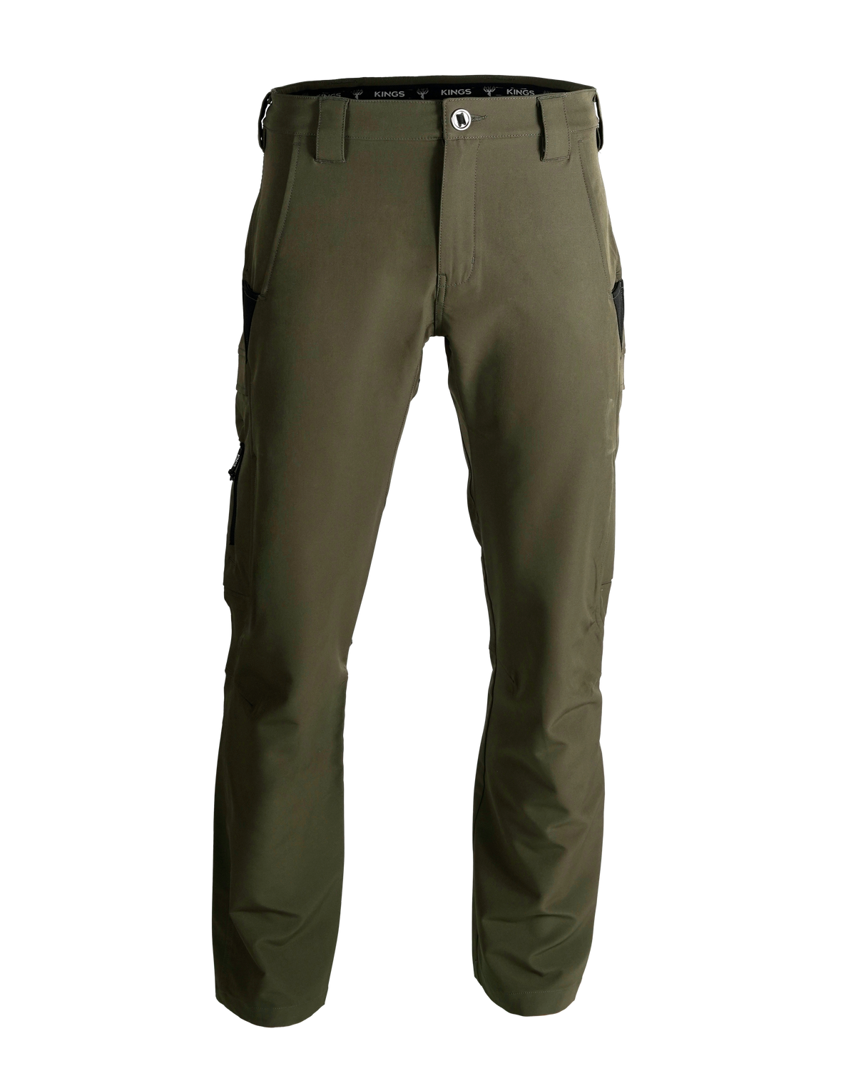 Men's Lightweight Camouflage Hunting Pants with Articulated Knees and Cargo Pockets