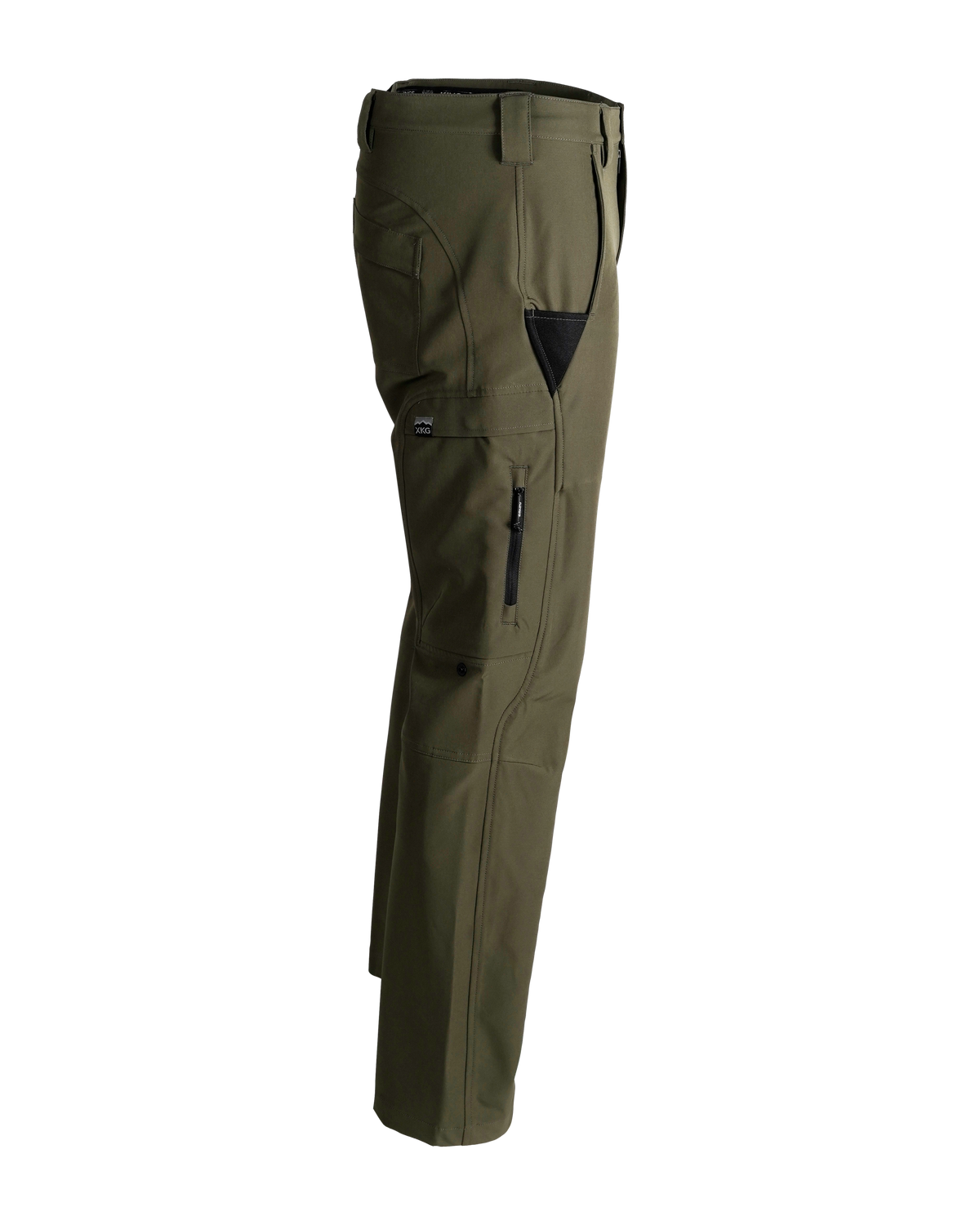Men's Lightweight Camouflage Hunting Pants with Articulated Knees and Cargo Pockets