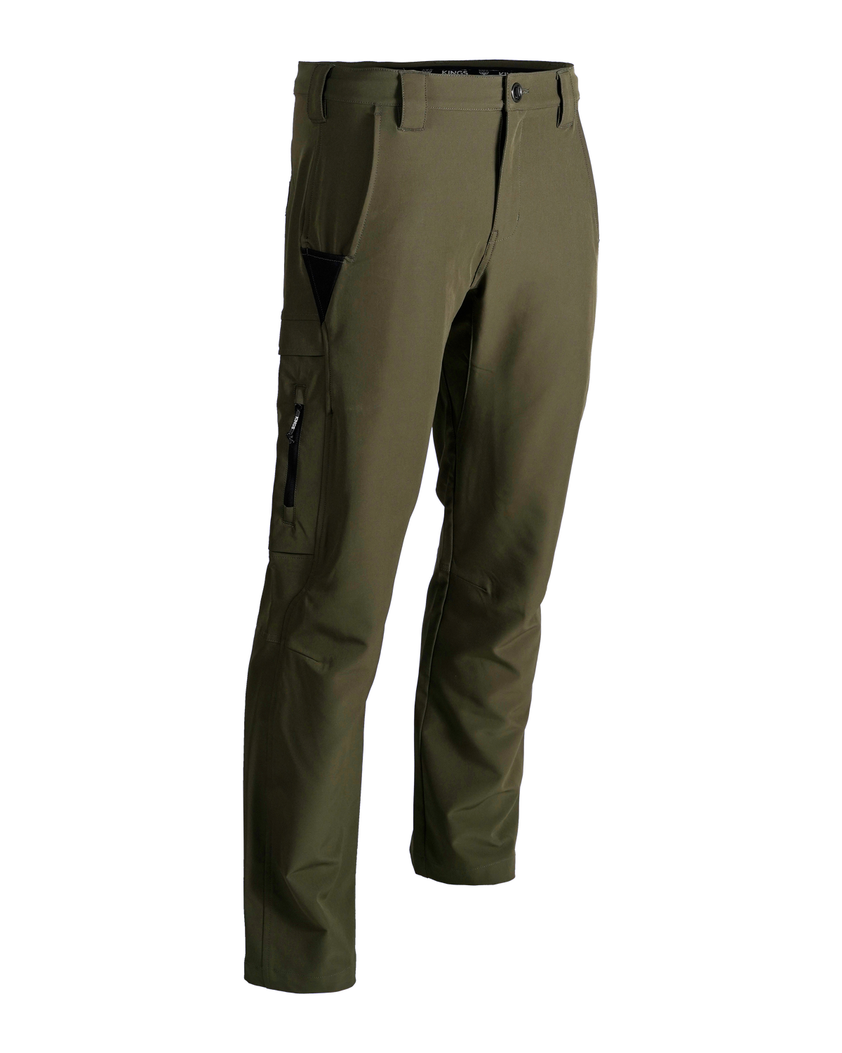 Men's Lightweight Camouflage Hunting Pants with Articulated Knees and Cargo Pockets