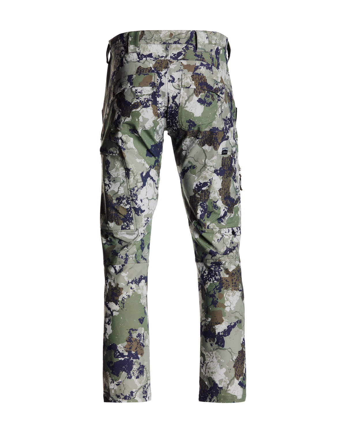 Men's Lightweight Camouflage Hunting Pants with Articulated Knees and Cargo Pockets