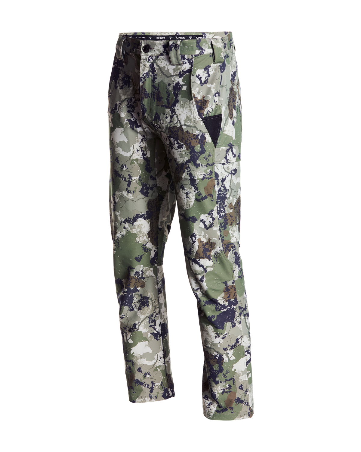 Men's Lightweight Camouflage Hunting Pants with Articulated Knees and Cargo Pockets