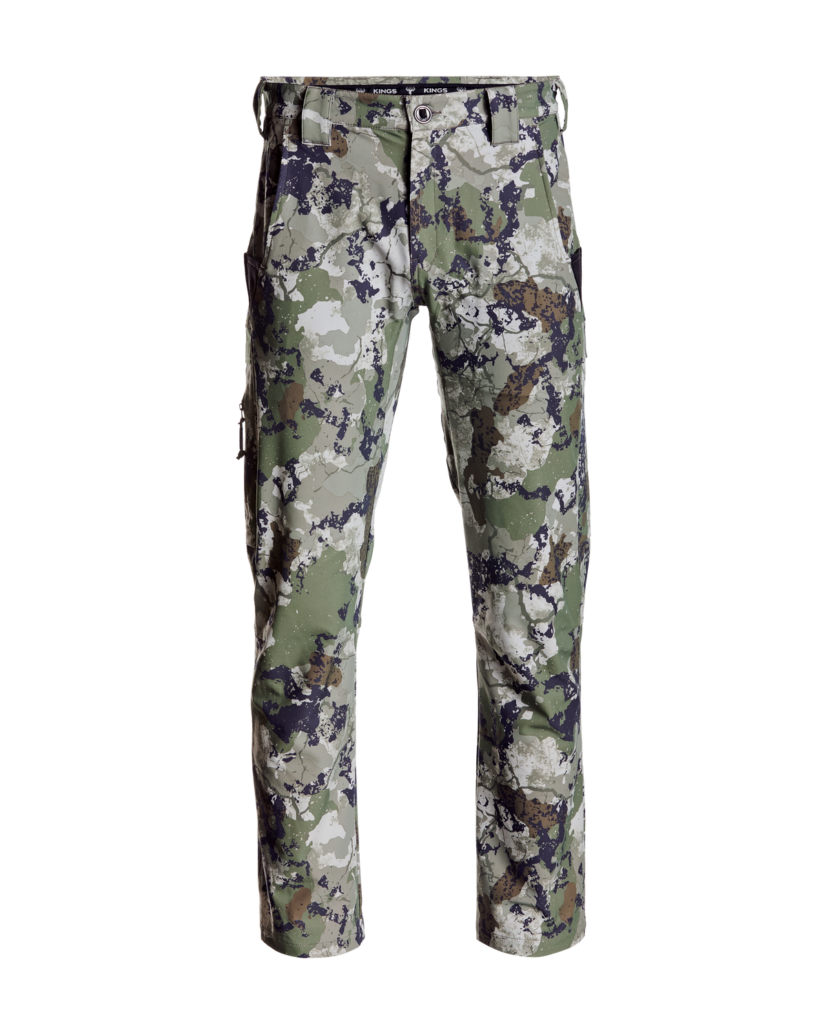 Men's Lightweight Camouflage Hunting Pants with Articulated Knees and Cargo Pockets