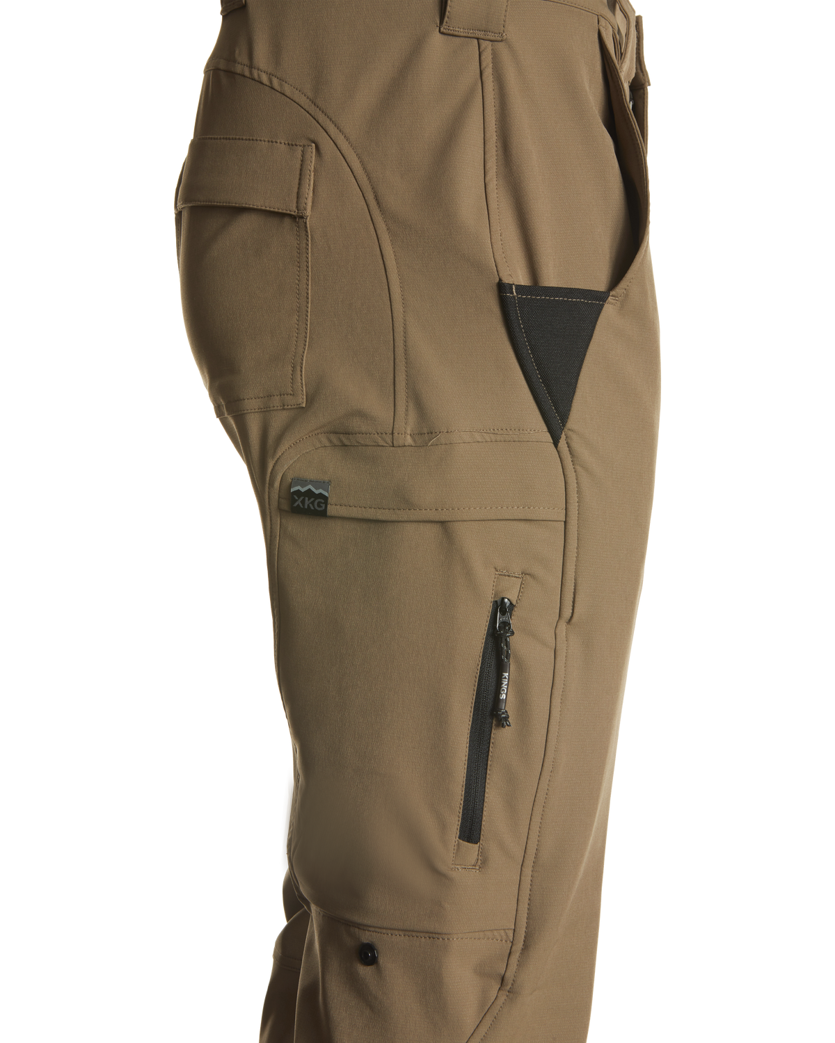 Men's Lightweight Camouflage Hunting Pants with Articulated Knees and Cargo Pockets